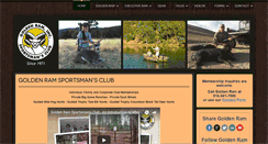 Desktop Screenshot of goldenramhunting.com